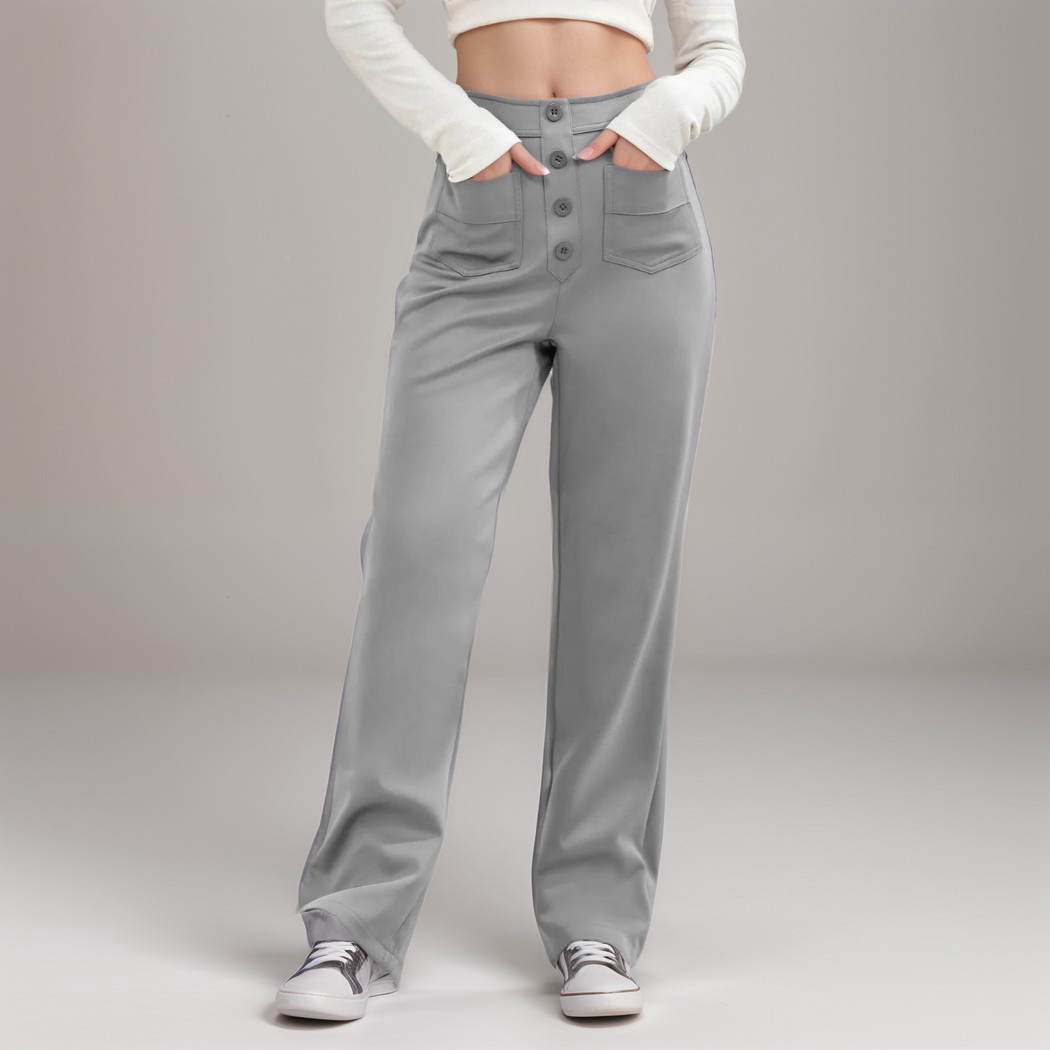 ELSA Elastische broek met hoge taille