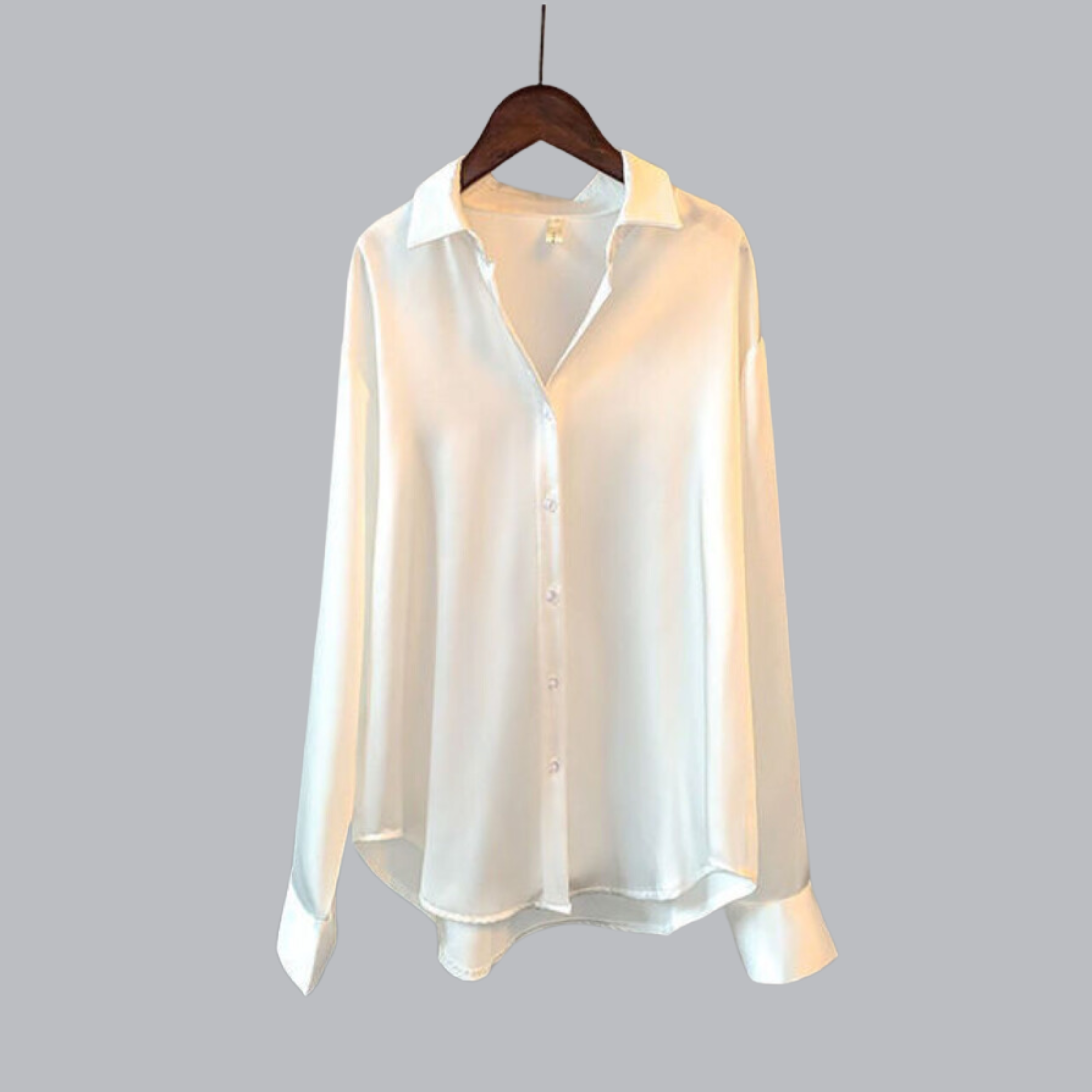 Irene™ | Hoogwaardige satijnen blouse
