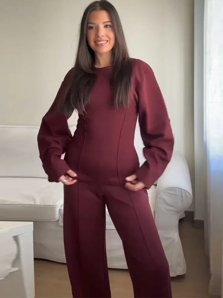 EMILY Tweedelige Crop-Broekset