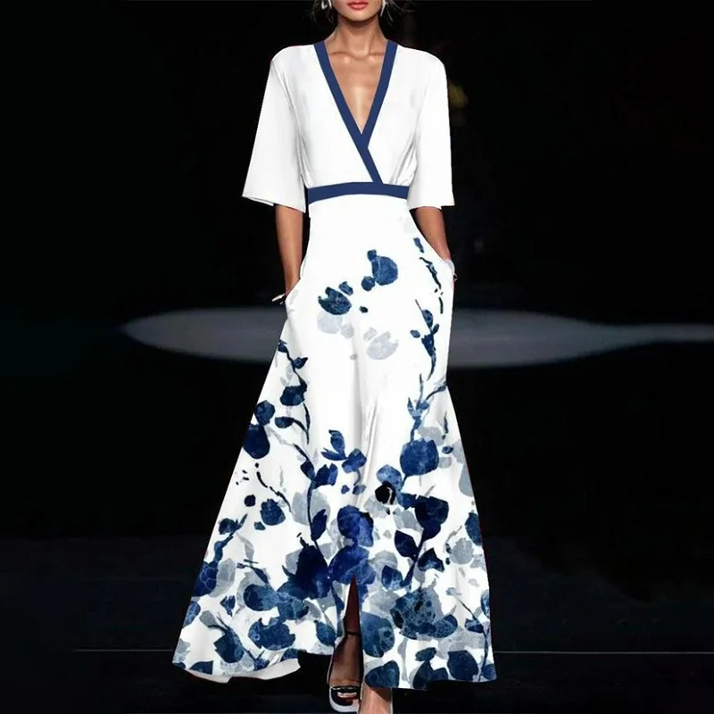 CELINE Elegante Bloemenjurk