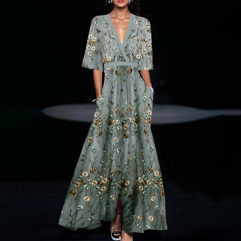 CELINE Elegante Bloemenjurk