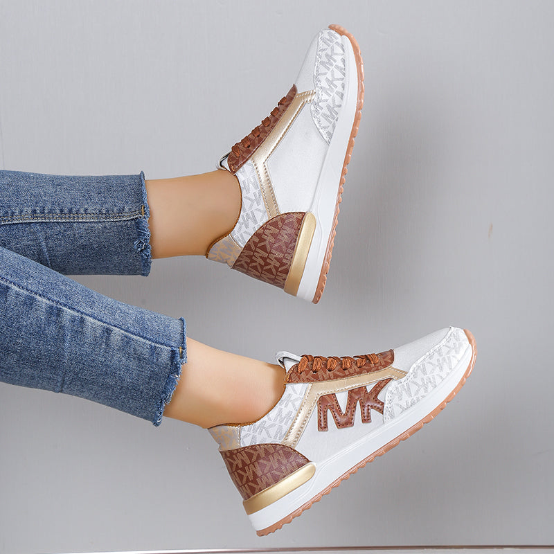 JANINA - SPORTSCHOENEN MET METALLIC DETAILS