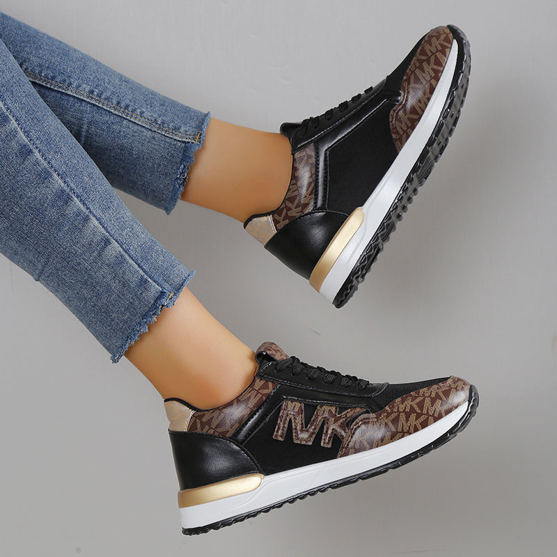 JANINA - SPORTSCHOENEN MET METALLIC DETAILS