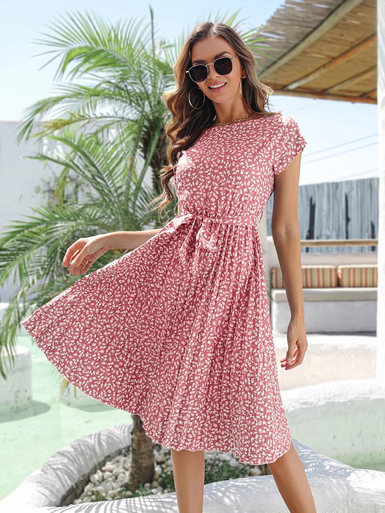 Elina™ - Elegante bloemenjurk
