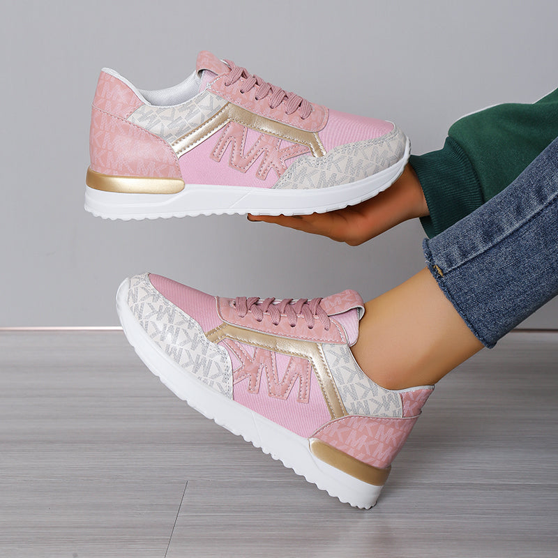 JANINA - SPORTSCHOENEN MET METALLIC DETAILS