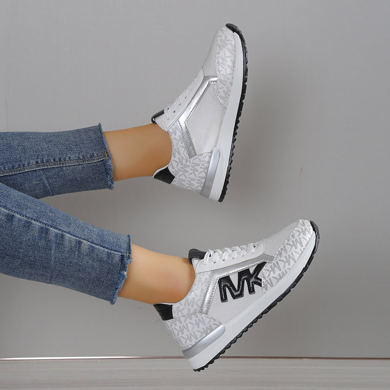 JANINA - SPORTSCHOENEN MET METALLIC DETAILS
