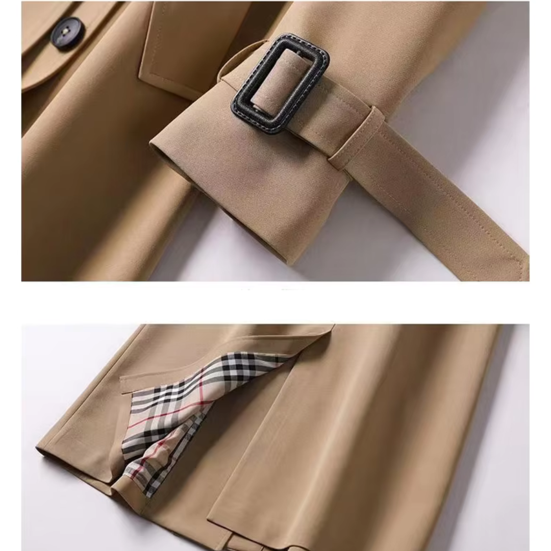 CLARA Elegante Trenchoat met centuur