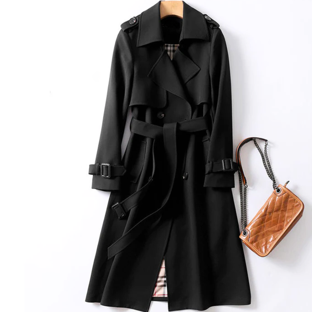 CLARA Elegante Trenchoat met centuur