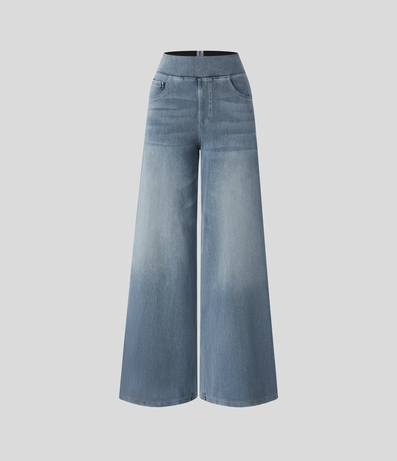 EVA strech broek met hoge taille