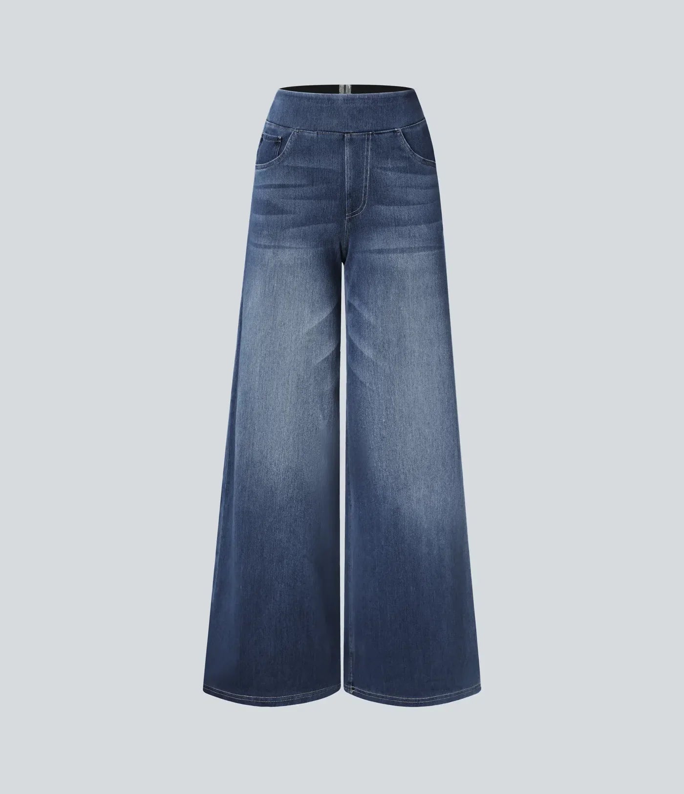 EVA strech broek met hoge taille