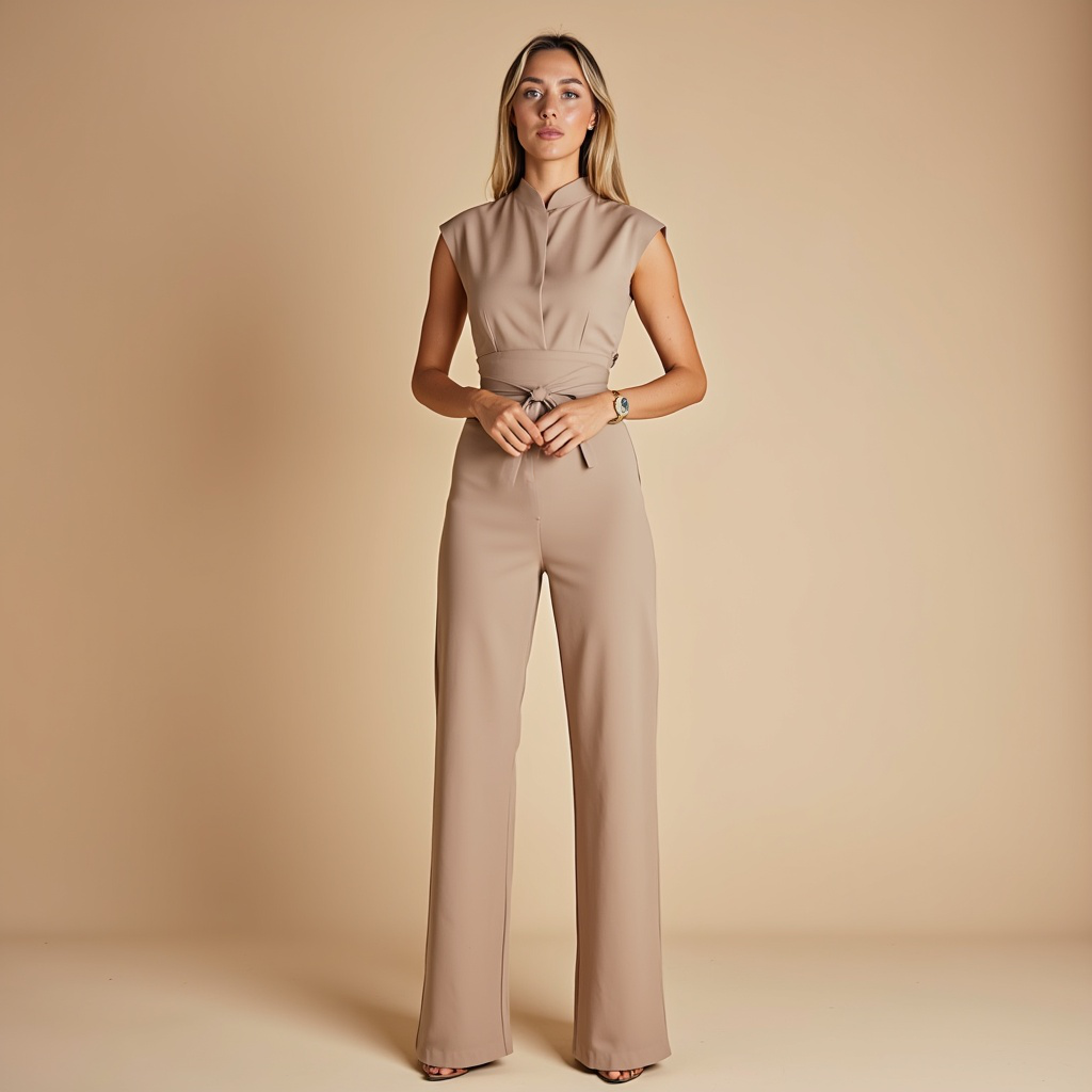 Chantal™ Mouwloze Jumpsuit Elegant