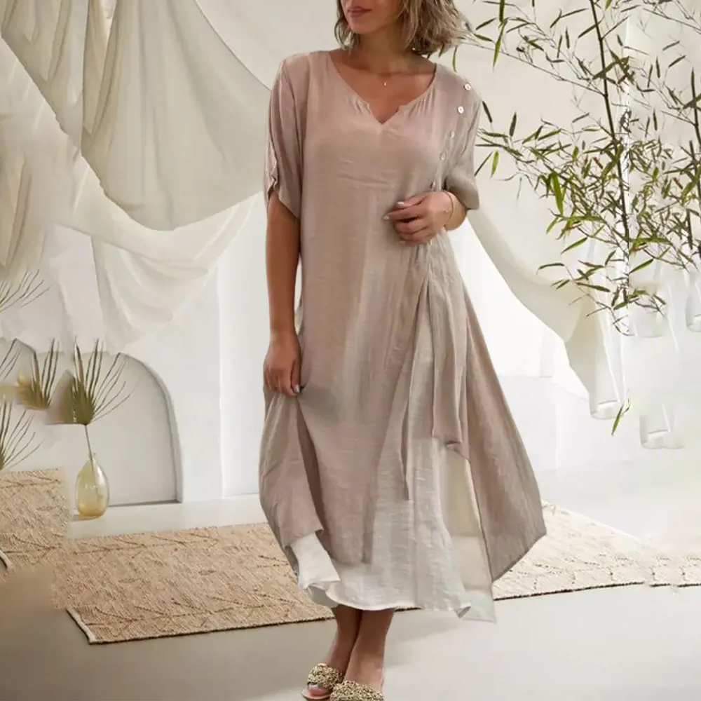 Elisa | Comfortabele en elegante lange jurk