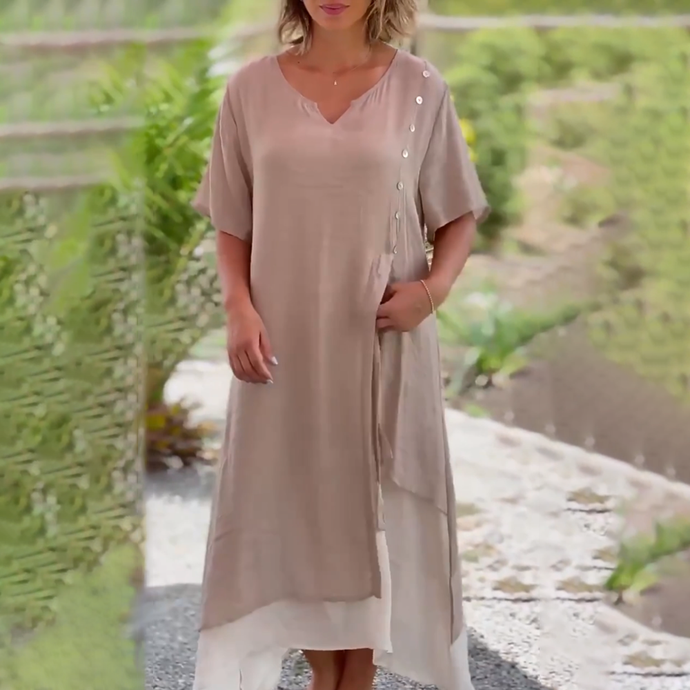 Elisa | Comfortabele en elegante lange jurk