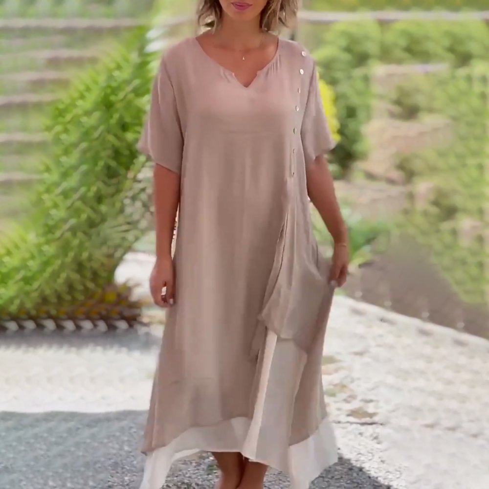 Elisa | Comfortabele en elegante lange jurk