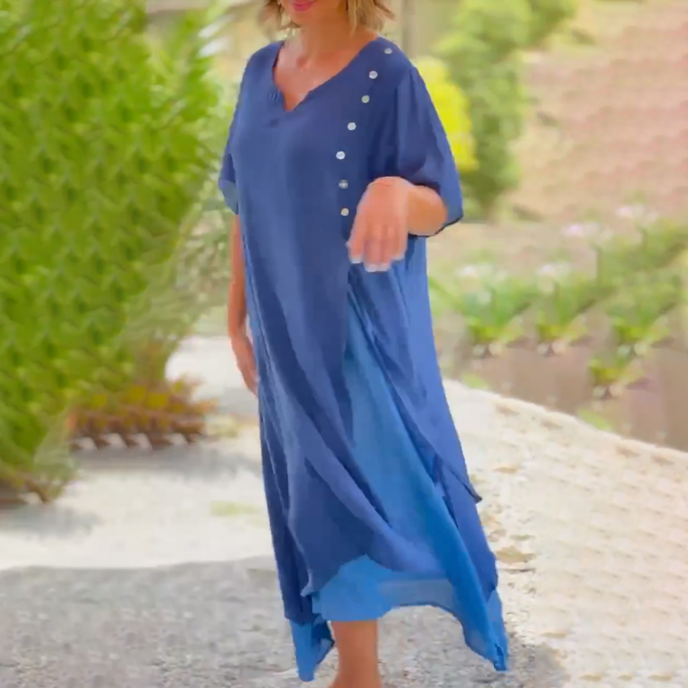 Elisa | Comfortabele en elegante lange jurk
