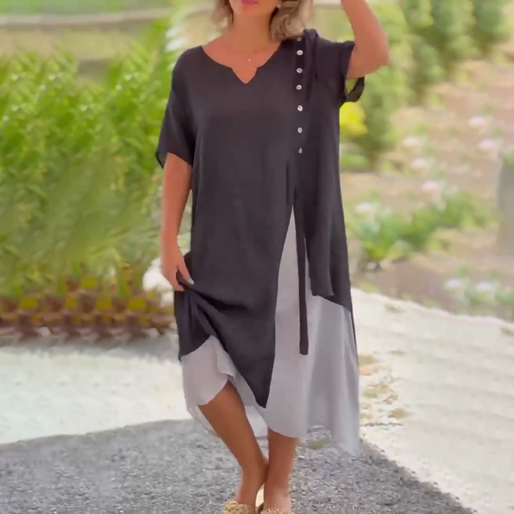Elisa | Comfortabele en elegante lange jurk