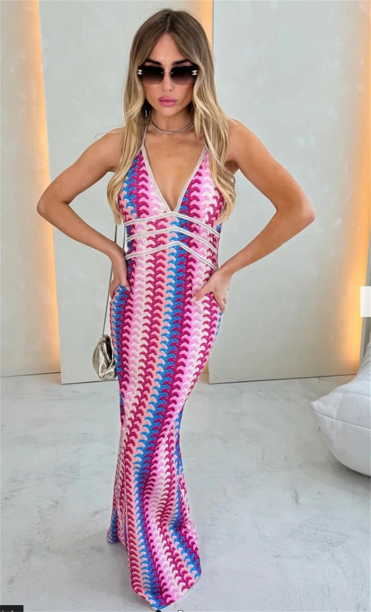 Charlotte - Boho Haakstrand Tuniek Jurk