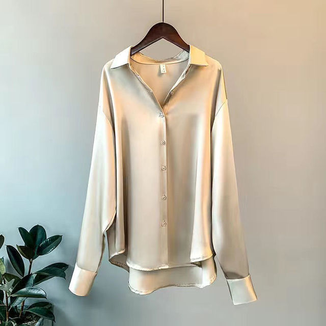 JENNY Elegante satijnen blouse