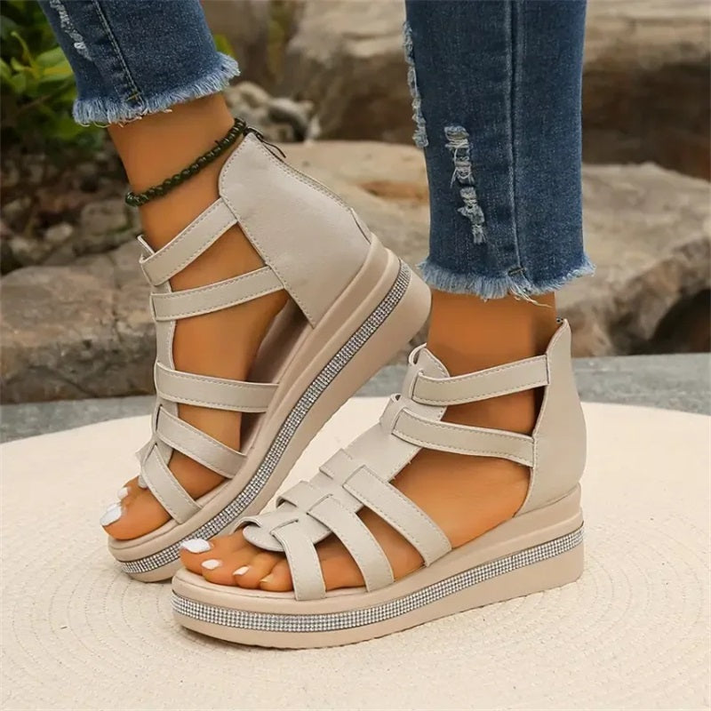 Erica | Sandalen met plateauzool
