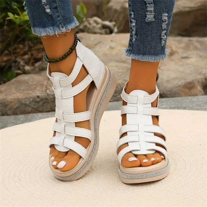 Erica | Sandalen met plateauzool