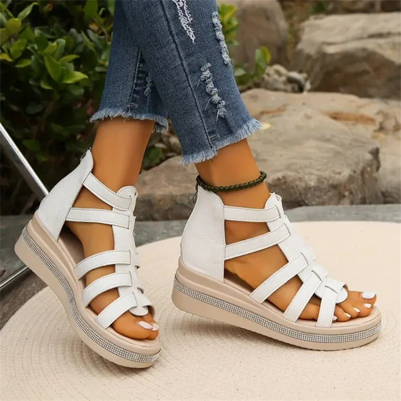 Erica | Sandalen met plateauzool