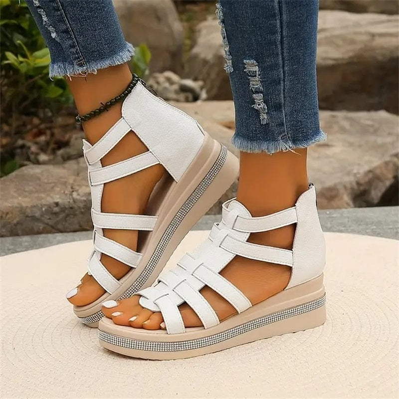 Erica | Sandalen met plateauzool