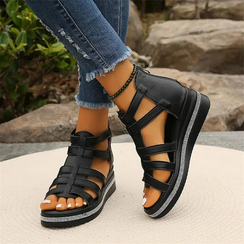 Erica | Sandalen met plateauzool