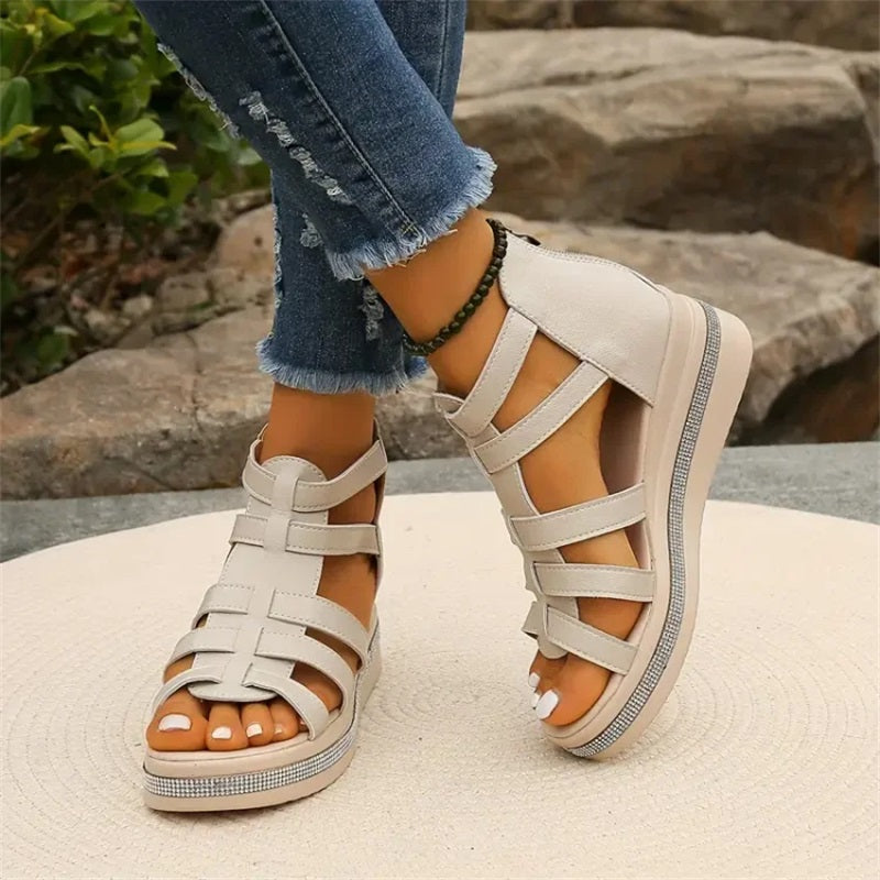 Erica | Sandalen met plateauzool