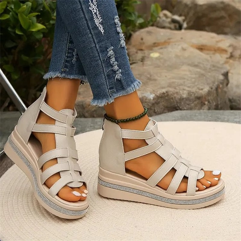 Erica | Sandalen met plateauzool