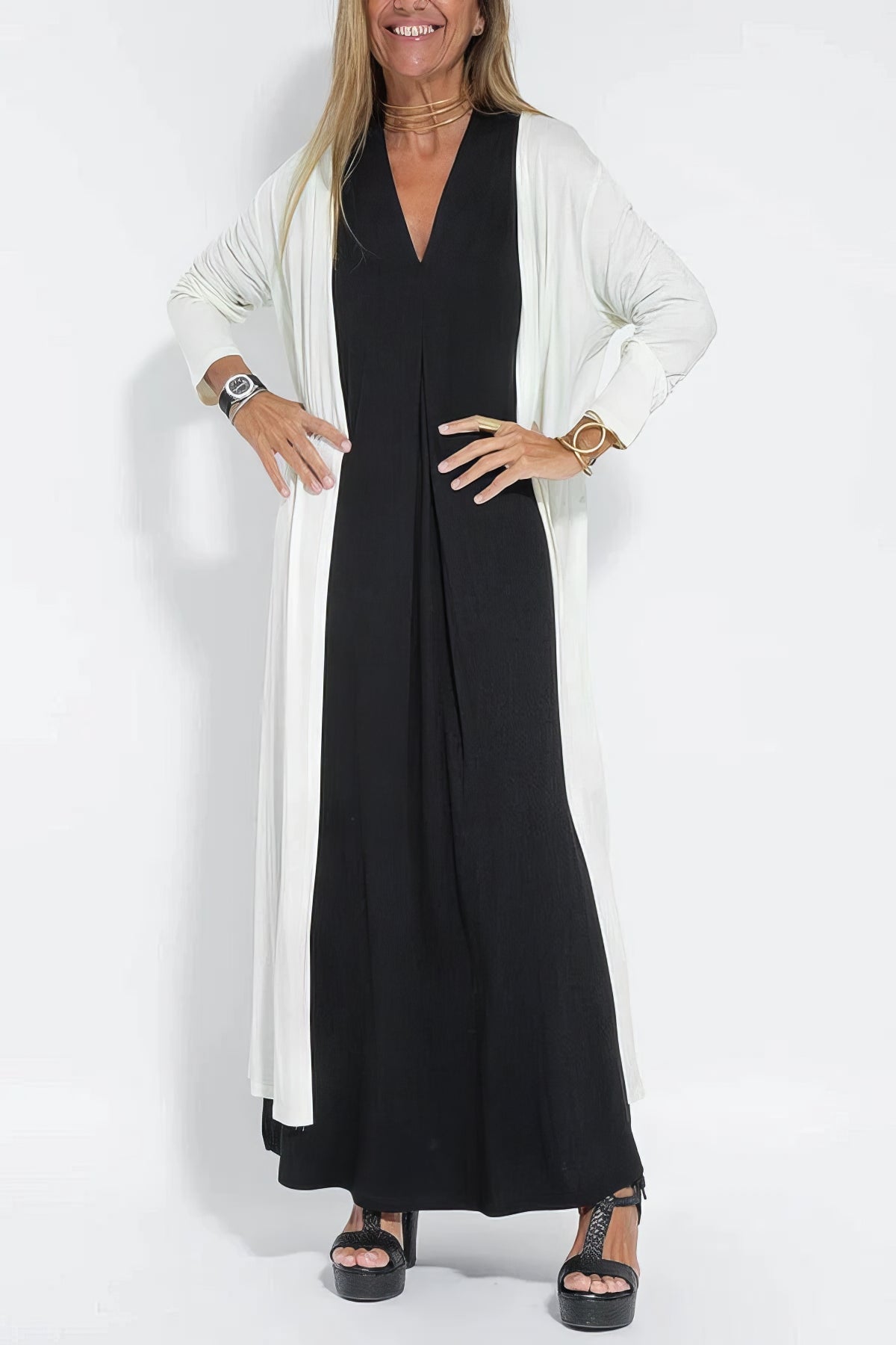 Elegante Lange Jurk
