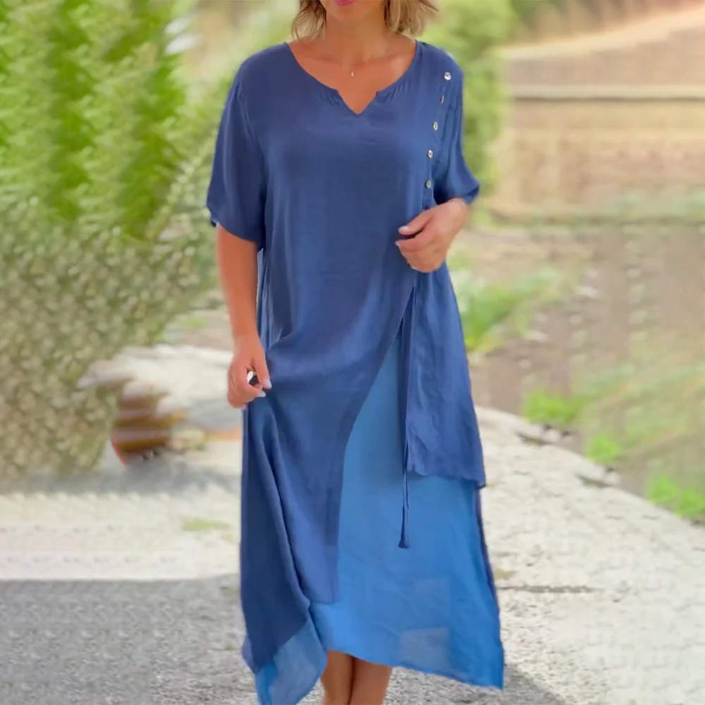 Elisa | Comfortabele en elegante lange jurk