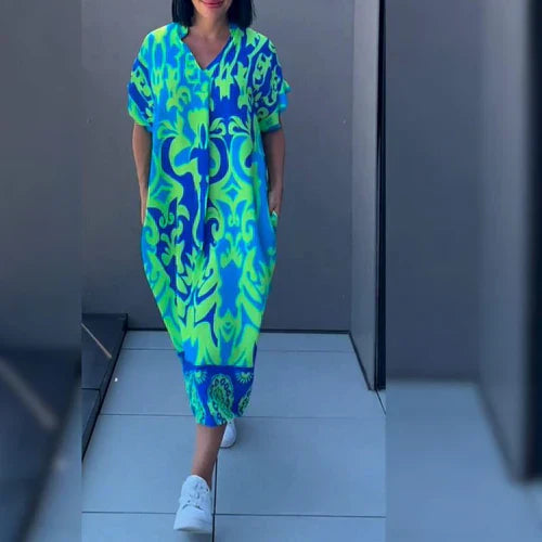 Elena™ - Elegante bloemenjurk