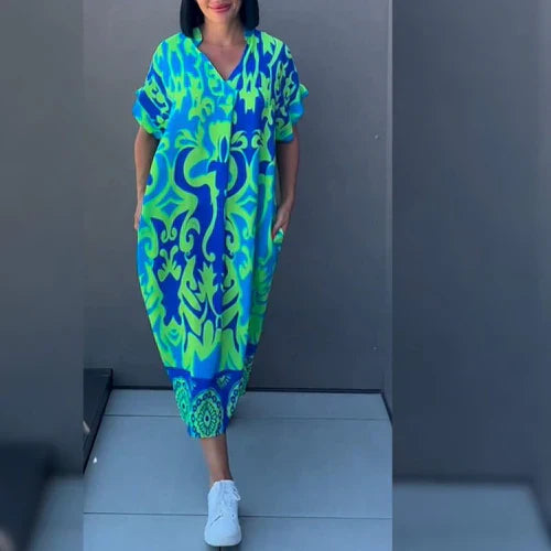 Elena™ - Elegante bloemenjurk