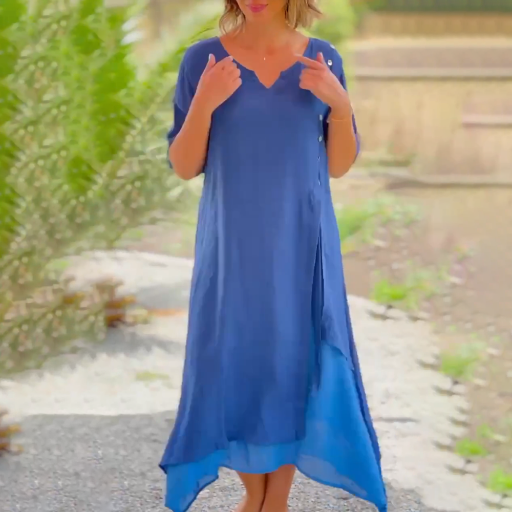 Elisa | Comfortabele en elegante lange jurk