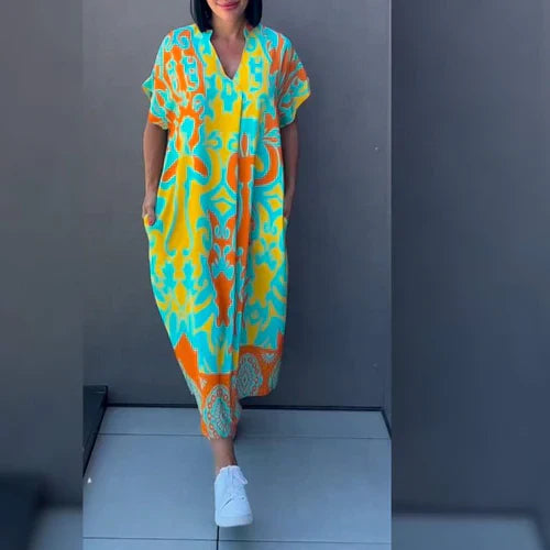 Elena™ - Elegante bloemenjurk