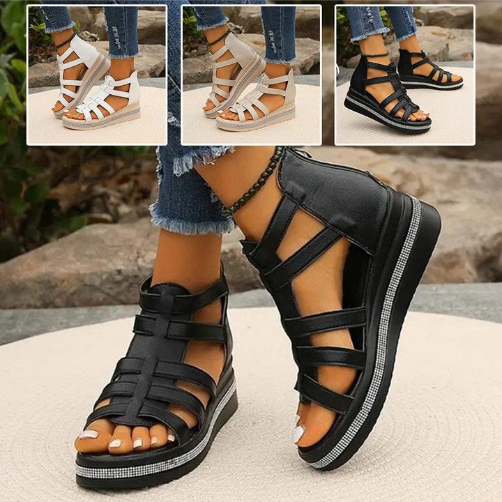 Erica | Sandalen met plateauzool